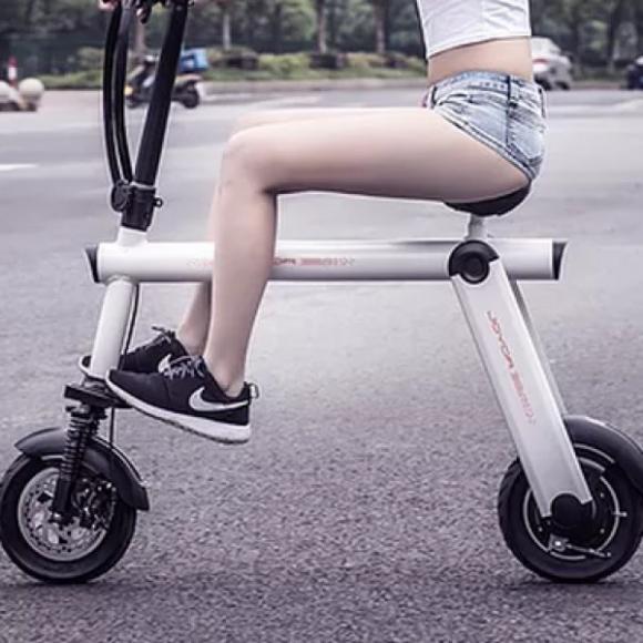 Электрический мини-велосипед Joyor Mbike M2 White