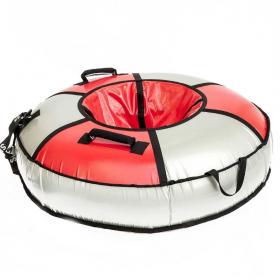 Тюбинг Snow Show "Элит" 105 см красный/серебро