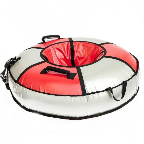 Тюбинг Snow Show "Элит" 105 см красный/серебро